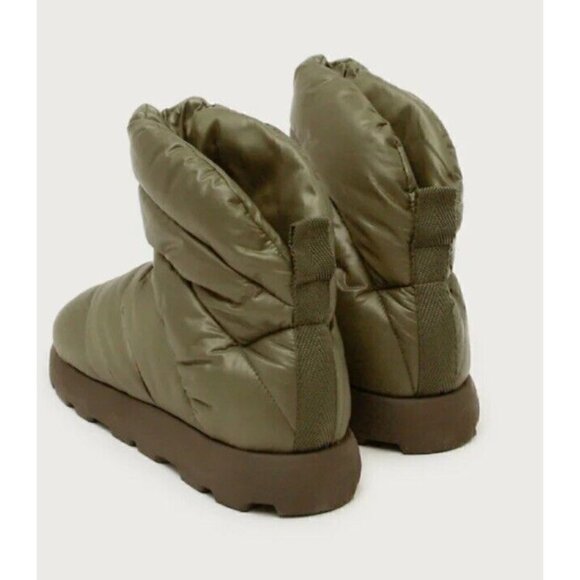 Piumestudio Luna Military Green‎ Pillow Boot Womens 37 Evereve Ankle Bootie New - Picture 4 of 5